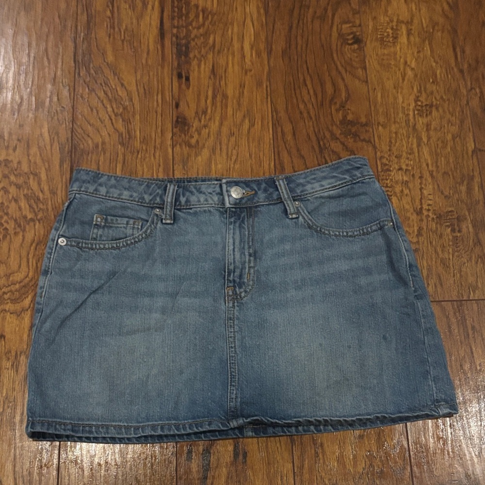 Wild Fable Classic Blue Mini Skirt